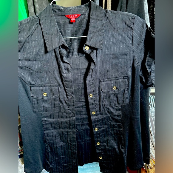 Black Guess blouse - Picture 1 of 3